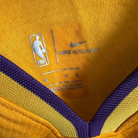 Nike Gold and Purple Basketball Jersey - Picture 7 of 7